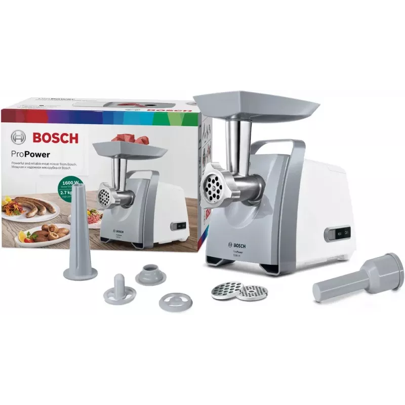 Bosch MFW45020 gaļas maļamā mašīna 500 W balta