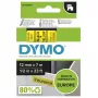 DYMO Authentic D1 etiķetes | Melns uz dzeltenas lentes | 12 mm x 7 m | Pašlīmējošas etiķetes LabelManager marķētājiem | Ražots Eiropā