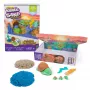 Kinetic Sand Project Planet Turtle Beach - 14oz rotaļu smiltis ar veidnēm un instrumentiem