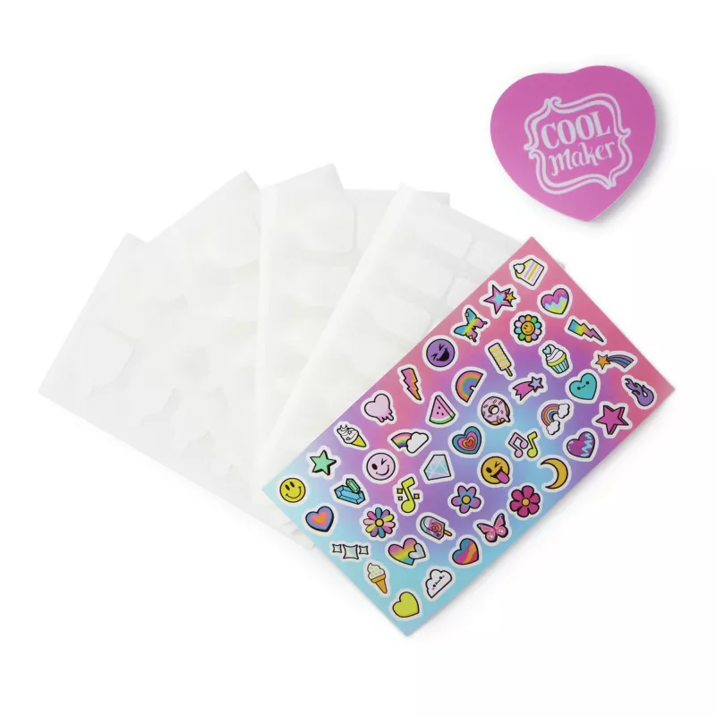 Cool Maker Mix & Mani Foil Nagu Komplekts ar 6 Folijas Loksnēm un Uzlīmēm 5 Pašdarinātām Manikīrām (Iepakojums Var Atšķirties), Radošās Rotaļlietas Bērniem no 7 Gadiem