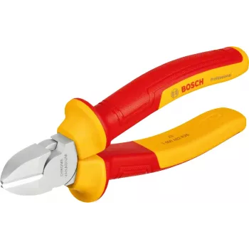 Diagonālās sānu knaibles Bosch Professional 160 mm VDE izolēti rokturi sarkani/dzelteni