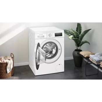 Siemens iQ500 WU14UT42 veļas mazgājamā mašīna Priekšējā ielāde 9 kg 1351 RPM Balta
