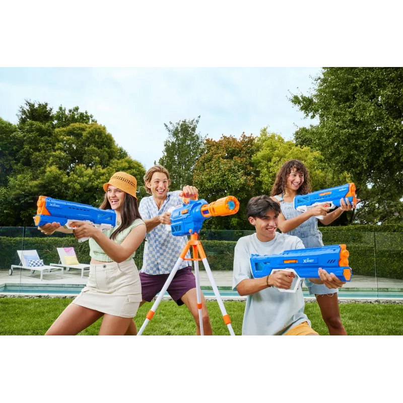 Ūdens pistole Zuru XSHOT Hydra Pulse Motor Soaker — iebūvēta tvertne, 9 m darbības rādiuss, plastmasa, vecumam 8+
