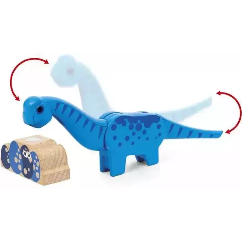 BRIO Dinozauru bateriju vilciens koka daudzkrāsains 3+