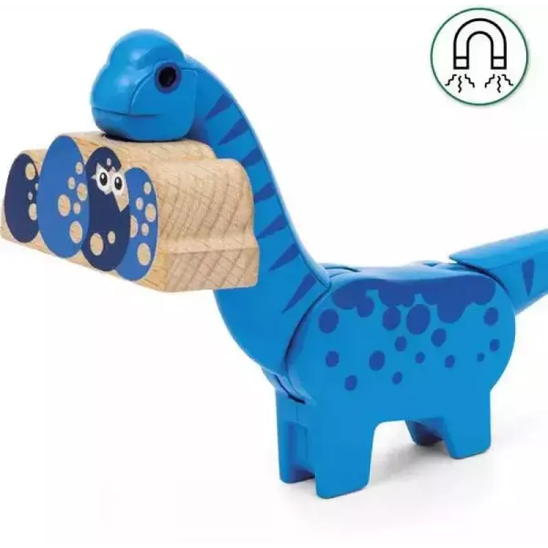 BRIO Dinozauru bateriju vilciens koka daudzkrāsains 3+