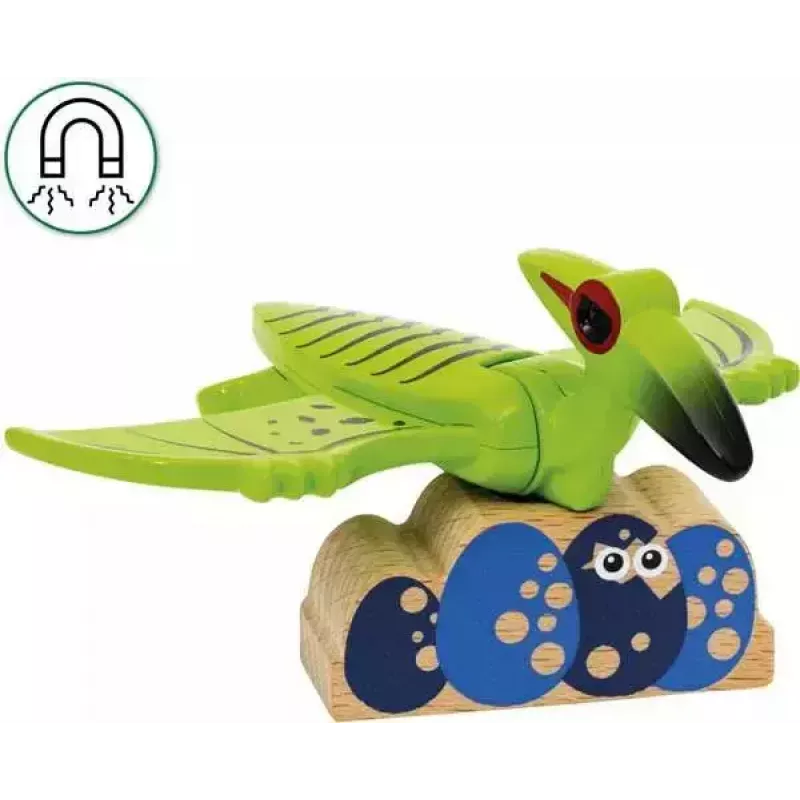BRIO Dinozauru bateriju vilciens koka daudzkrāsains 3+