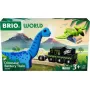 BRIO Dinozauru bateriju vilciens koka daudzkrāsains 3+