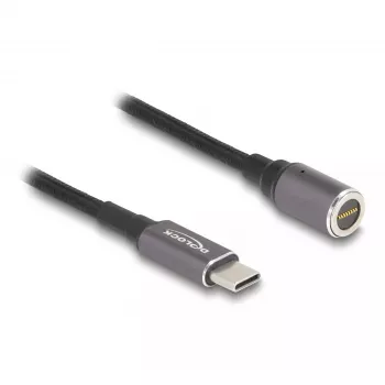 DeLOCK Laptop uzlādes kabelis USB Type-C vīriešu uz magnētisko 8-pin savienotāju 1.8 m