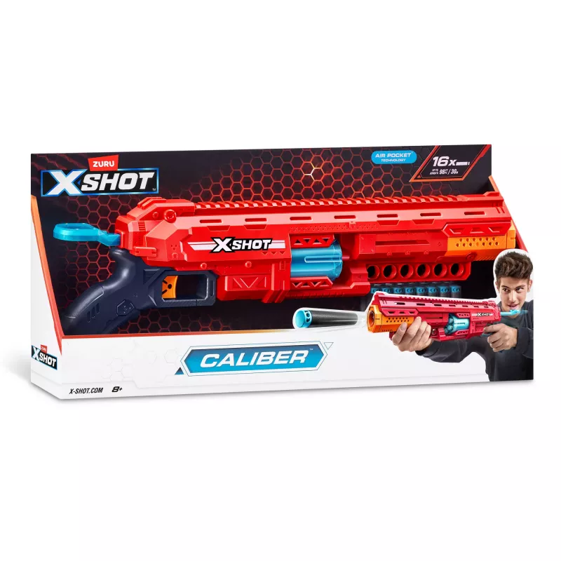 ZURU XSHOT Excel 36675 Caliber šautriņu pistole, 27 m attālums