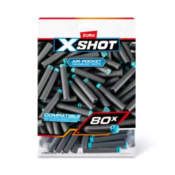 XSHOT Excel Darts Papildinājuma Paka (80 Bultas) ZURU