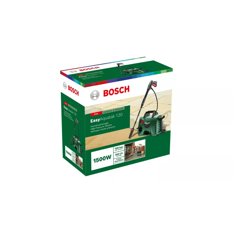 Bosch EasyAquatak 120 spiediena mazgātājs Kompakts Elektrisks 348 l/h 1500 W Melns, Zaļš