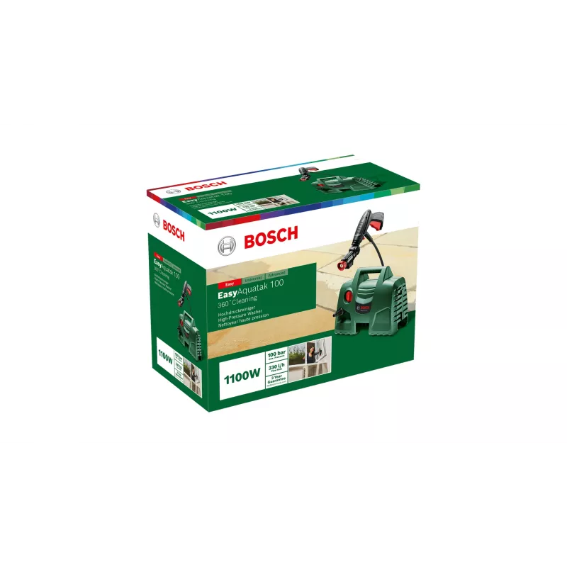 Bosch Easy Aquatak 100 spiediena mazgātājs Kompakts Elektrisks 270 l/h 1100 W Zaļš