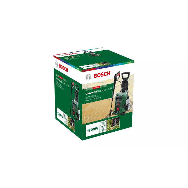 Bosch Universal Aquatak 130 spiediena mazgātājs Vertikāls Elektrisks 380 l/h 1700 W Melns, Zaļš