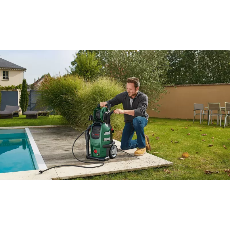 Bosch AdvancedAquatak 150 augstspiediena mazgātājs vertikāls 510 l/h 2200 W melns, zaļš