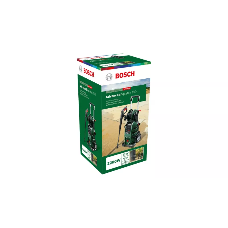 Bosch AdvancedAquatak 150 augstspiediena mazgātājs vertikāls 510 l/h 2200 W melns, zaļš