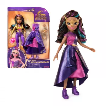 Spinmaster Unicorn Academy Sophia Masquerade modes lelle 241mm daudzkrāsaina