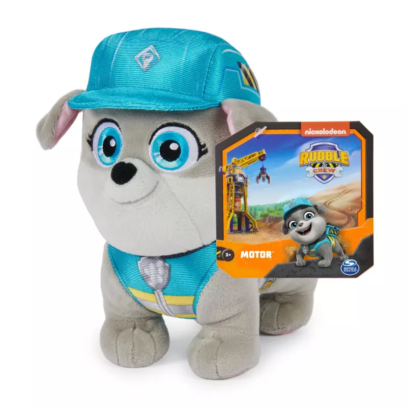 Rubble & Crew Premium Mīkstā Rotaļlieta - Charger 7 collas Celtniecības Formā