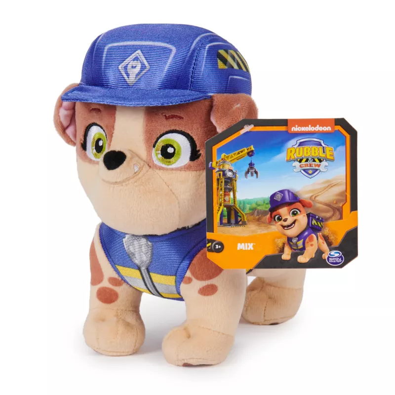 Rubble & Crew Premium Mīkstā Rotaļlieta - Charger 7 collas Celtniecības Formā