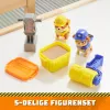 Rotaļu figūru komplekts Usorteret Rubble un Mix ar 85 g Kinetic Build‑It smiltīm un 2 rokas būvēšanas rīkiem — 3+ gadiem