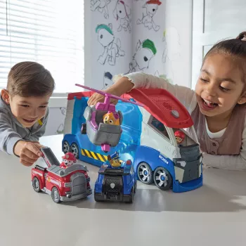 Transportlīdzekļu komplekts Spinmaster PAW Patrol Launche & Rescue Patroller, plastmasa, daudzkrāsains, vecumam no 3 gadiem