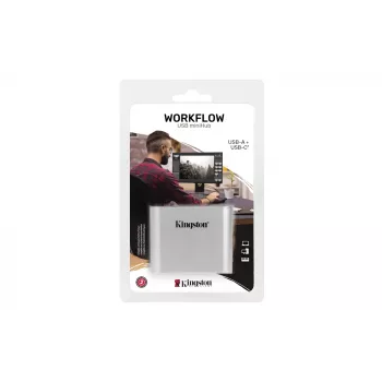 Kingston Technology USB 3.2 Gen 1 Workflow 5G USB-A un USB-C miniHub