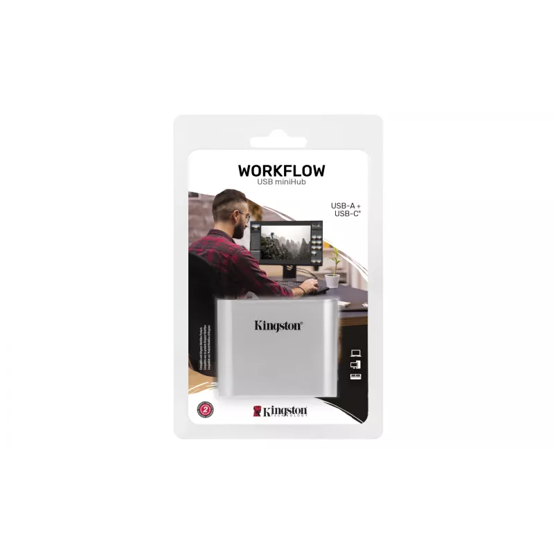 Kingston Technology USB 3.2 Gen 1 Workflow 5G USB-A un USB-C miniHub