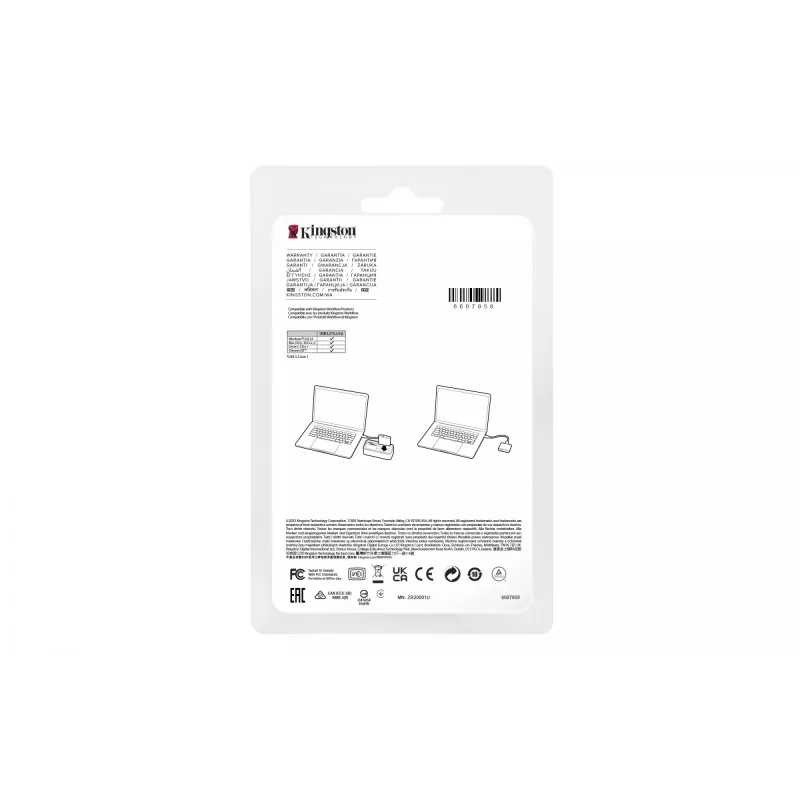 Kingston Technology USB 3.2 Gen 1 Workflow 5G USB-A un USB-C miniHub