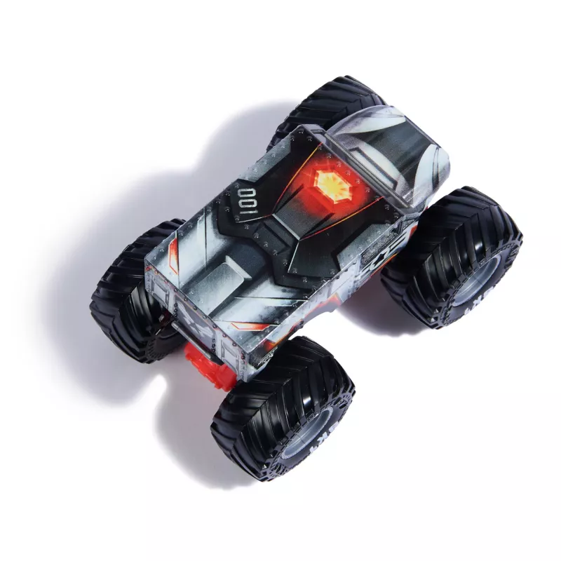 Monster Jam Marvel Oficiālais Dzelzs Vīrs pret Kara Mašīnu Liešanas Monster Trucks, 1:64 Mērogs, Bērnu Rotaļlietas no 3 Gadiem