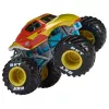 Monster Jam Marvel Oficiālais Dzelzs Vīrs pret Kara Mašīnu Liešanas Monster Trucks, 1:64 Mērogs, Bērnu Rotaļlietas no 3 Gadiem