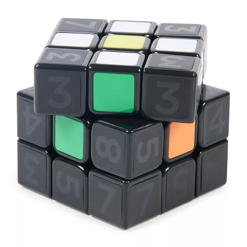 Rubik’s Coach Cube — Mācies atrisināt 3x3 kubu ar uzlīmēm, ceļvedi un video | Stresa mazināšanas rotaļlieta | Piemērots no 8 gadu vecuma