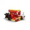 Bruder Pöttinger Vitasem 302ADD sējmašīna ar rotācijas ecēšām, 1:16 modelis, sarkana/balta/dzeltena