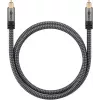 Digitālais optiskais audio kabelis WENTRONIC Goobay 65305 TOSLINK–TOSLINK 2 m, varš, apzeltīti kontakti, melns/sudrabs