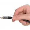 Digitālais optiskais audio kabelis WENTRONIC Goobay 65305 TOSLINK–TOSLINK 2 m, varš, apzeltīti kontakti, melns/sudrabs