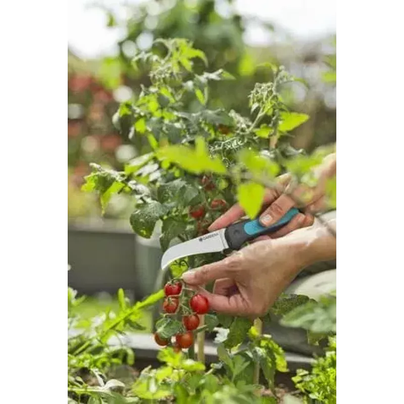 Gardena VeggieCut dārza šķēres melnzaļas, nerūsējošā tērauda asmeņi