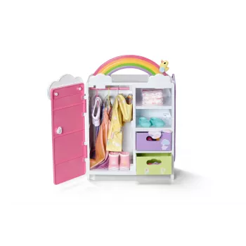 BABY born Rainbow Wardrobe leļļu drēbju skapis ar gaismas efektiem