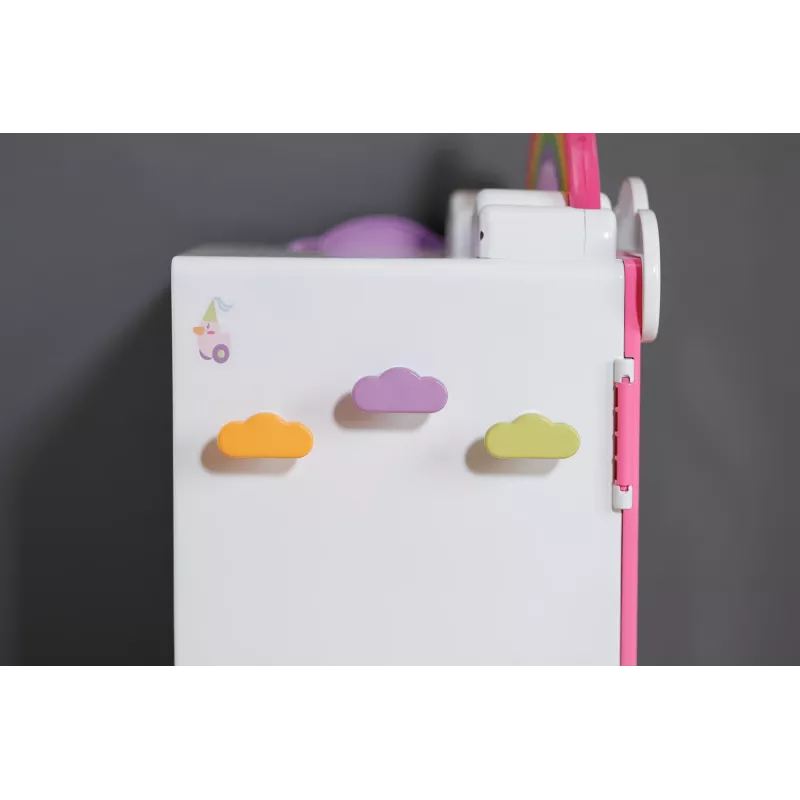 BABY born Rainbow Wardrobe leļļu drēbju skapis ar gaismas efektiem