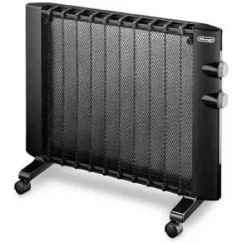 Radiatoru sildītājs De’Longhi HMP 1000, mikas elements, 1000 W, melns, grīdas lietošanai, telpām līdz 60 m³