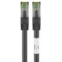 Tīkla kabelis Wentronic 66719 Cat8.1 S/FTP 0.25m Melns
