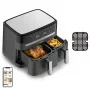 Tefal Dual Easy Fry & Grill EY905B Divkāršā 8.3 L Brīvi stāvošs 2700 W Karstā gaisa fritieris Pelēks