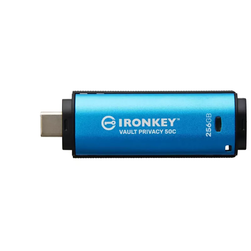 Kingston IronKey Vault Privacy 50C 256GB USB-C šifrēts zibatmiņas disks, AES-256, FIPS 197