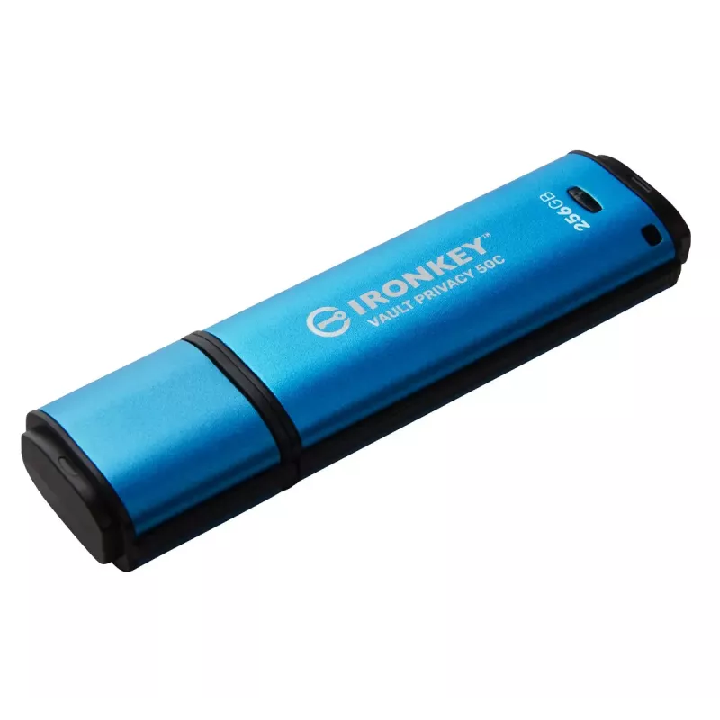 Kingston IronKey Vault Privacy 50C 256GB USB-C šifrēts zibatmiņas disks, AES-256, FIPS 197