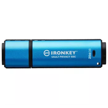 Kingston IronKey Vault Privacy 50C 256GB USB-C šifrēts zibatmiņas disks, AES-256, FIPS 197