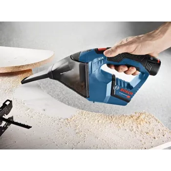 Bosch GAS 12V Professional bezvadu putekļsūcējs Melns, Zils, Sarkans Bezmaiss