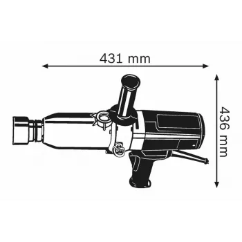 Bosch 0 601 435 103 triecienuzgriežņu atslēga melna, zila 920 W