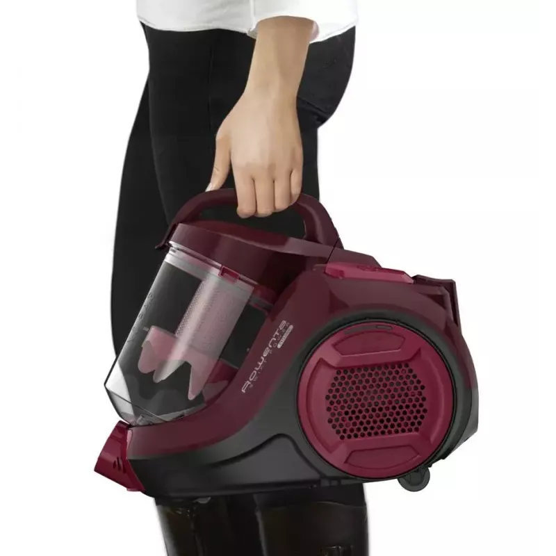 Putekļsūcējs ROWENTA Swift Power RO2933 — 750 W, bezmaiss, bordo/melns, 4.87 kg