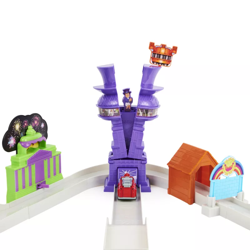 PAW Patrol True Metal Total City Rescue Movie Track Set ar ekskluzīvu Marshall automašīnu, 1:55 mērogs, rotaļlietas bērniem no 3 gadu vecuma