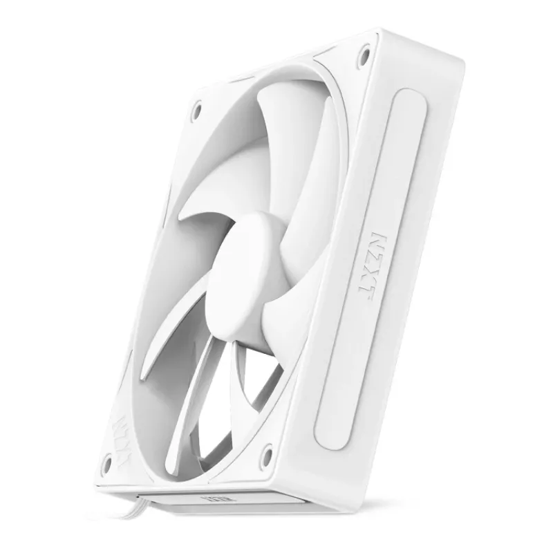 NZXT F120p 120mm Balts Dzesēšanas Ventilators ar Statisko Spiedienu