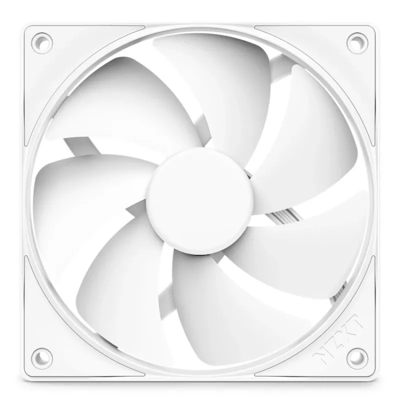 NZXT F120p 120mm Balts Dzesēšanas Ventilators ar Statisko Spiedienu