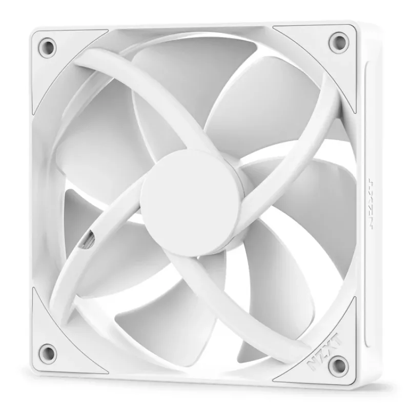 NZXT F120p 120mm Balts Dzesēšanas Ventilators ar Statisko Spiedienu