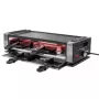 Unold 48730 raclette grils 8 personām 1200 W Melns, Nerūsējošais tērauds